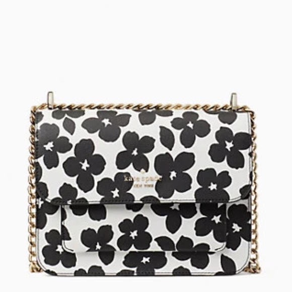 Kate Spade remi graphic blooms flap chain crossbody - Picture 7 of 16